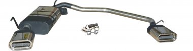 Duplex Endschalldämpfer Opel Vectra B